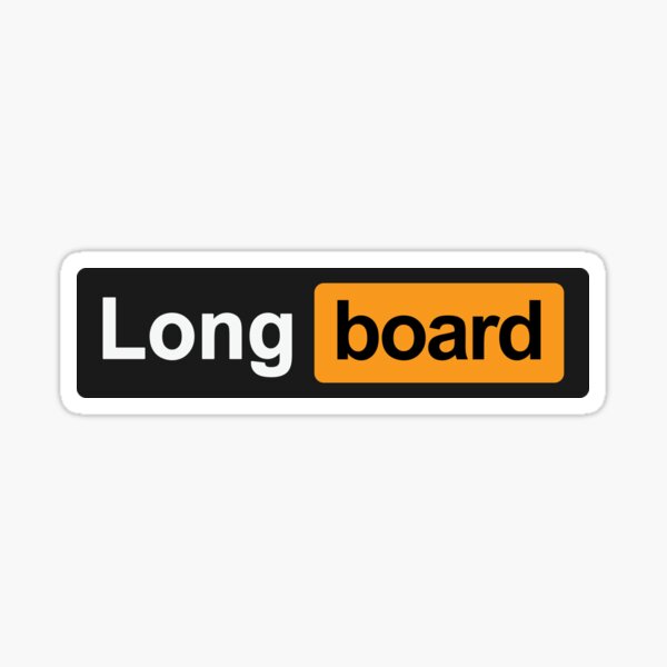 Longboard Sticker
