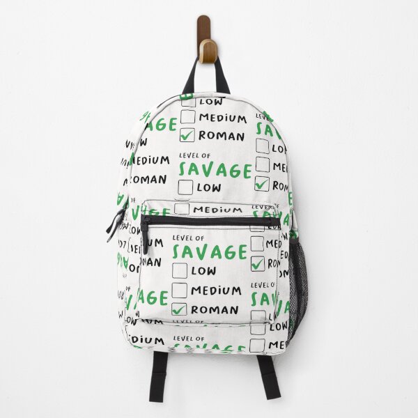Item preview, Level of Savage Roman Funny Novelty Mens Custom Name designed and sold by DestinyAnselm.