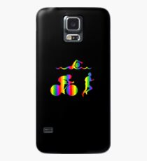 Colorful Triathlon Rainbow Sticker Case/Skin for Samsung Galaxy