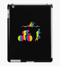 Colorful Triathlon Rainbow Sticker iPad Case/Skin