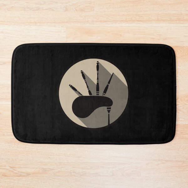 Item preview, Bagpipe Black 1 Sticker designed and sold by grosiclenniw.