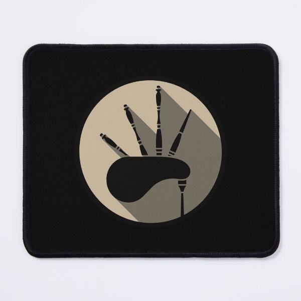 Item preview, Bagpipe Black 1 Sticker designed and sold by grosiclenniw.