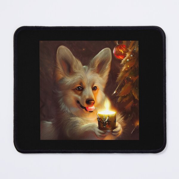 Item preview, AI Generated Art, Happy Howl-idays designed and sold by RabbitHoleMI.