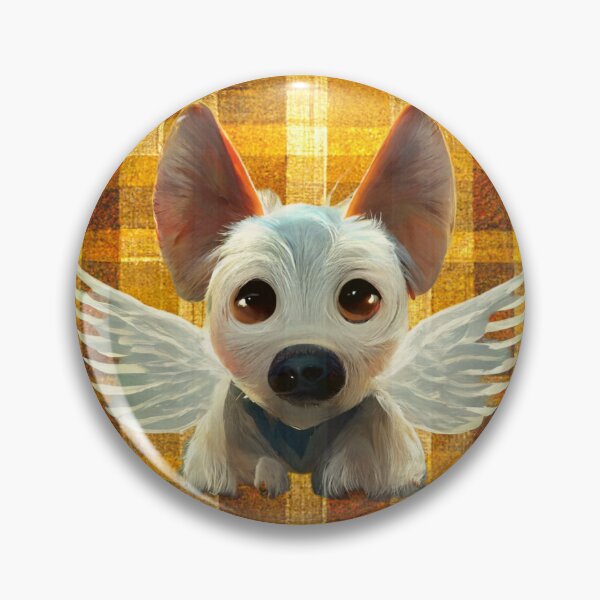 Item preview, Sweet dog gone to heaven too soon on plaid. designed and sold by liana campbell.