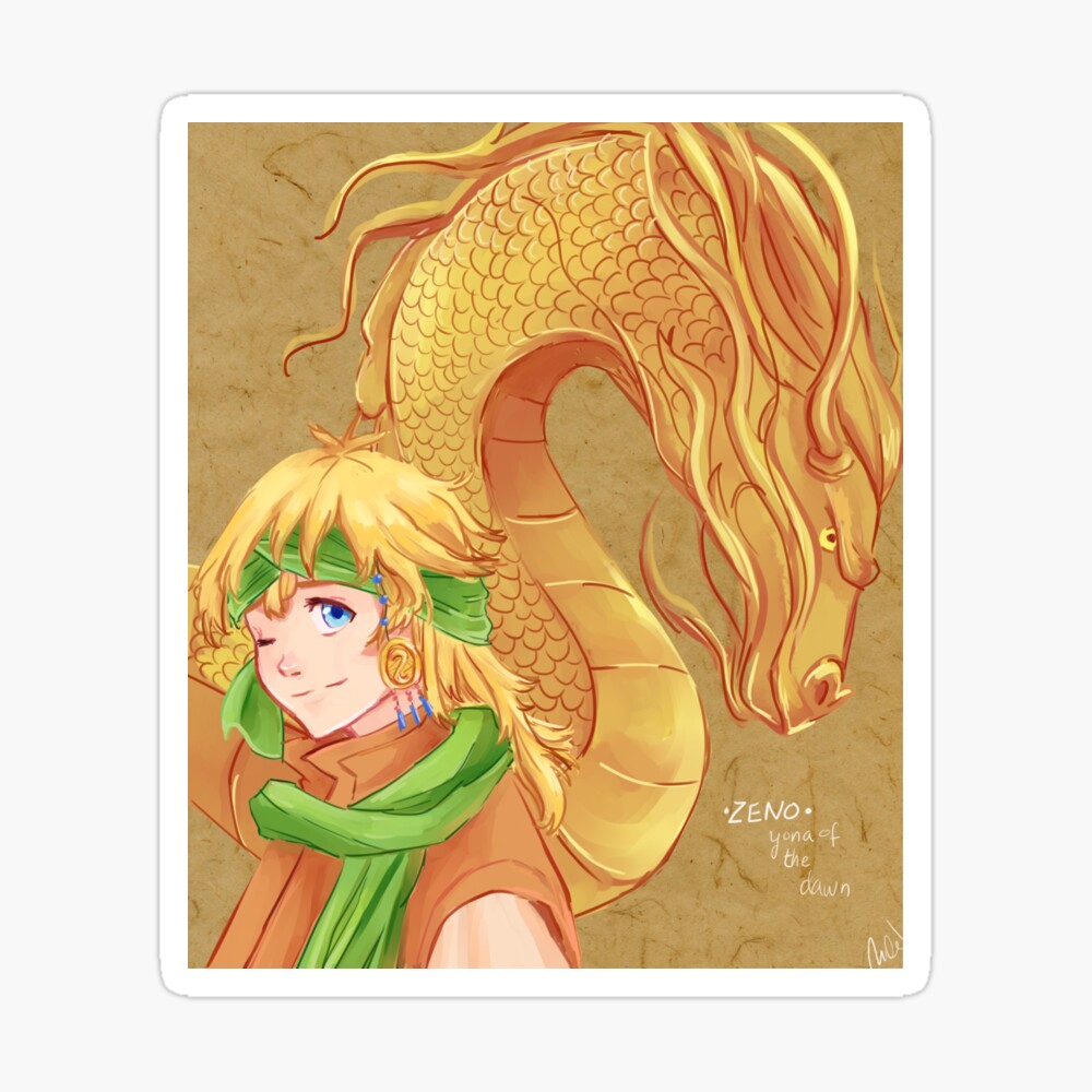 zeno yona of the dawn greeting card by nothisispatrick redbubble zeno yona of the dawn greeting card by nothisispatrick redbubble