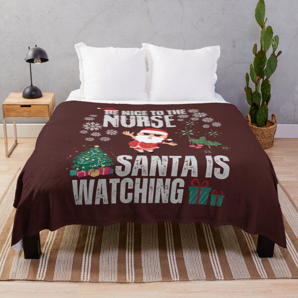 Item preview, Be nice to the Nurse Santa is watching designed and sold by BarbiePearl.
