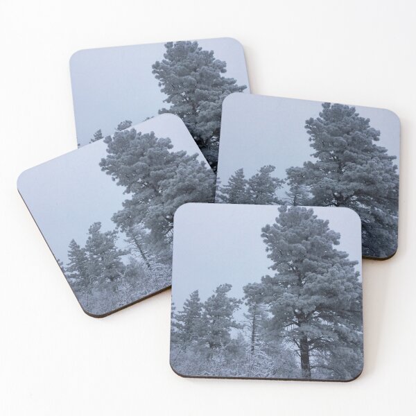 Item preview,  Frosted Pine Trees, White Christmas Tree designed and sold by CarefulCaptures.