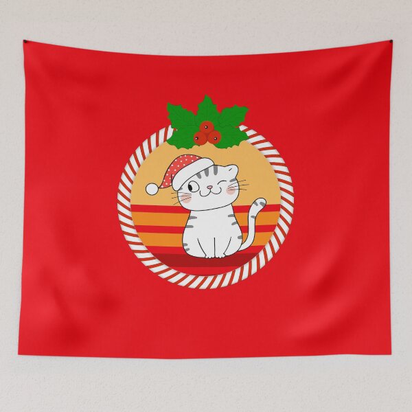 Item preview, Merry Catmas Christmas Cat  designed and sold by ColourTrials.