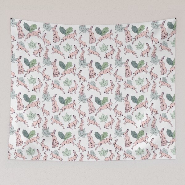 Item preview, Hare on white background designed and sold by Superdoodledo.