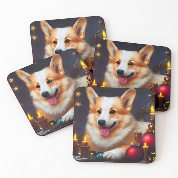 Item preview, AI Generated Art, Happy Howl-idays designed and sold by RabbitHoleMI.