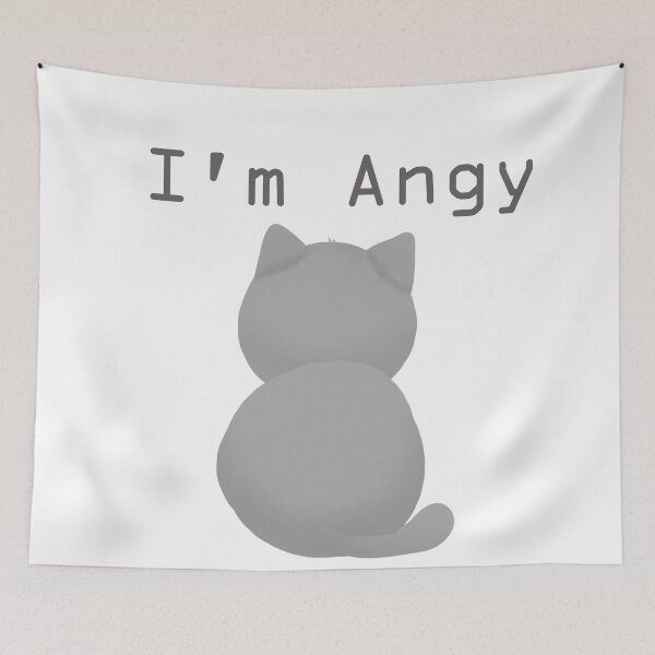 Item preview, lindo, angy, bebé, gris, gato designed and sold by Sheeepie.