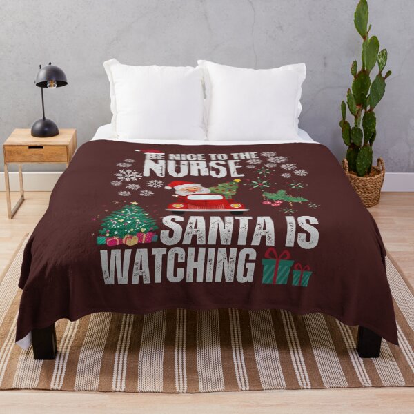 Item preview, Be nice to the Nurse Santa is watching designed and sold by BarbiePearl.