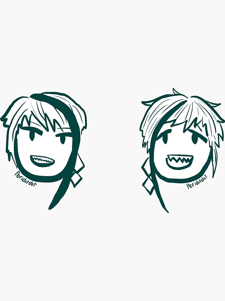 "The Tweels :)" Sticker for Sale by peridotdotdraws | Redbubble