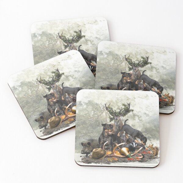 Item preview, Jagdterriers , Hunting dog Art designed and sold by TammyHunterArt.