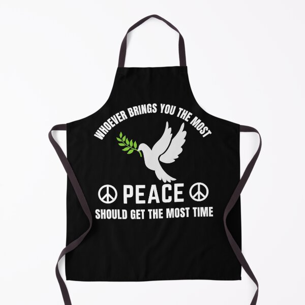 Item preview, Whoever Brings You The Most Peace Should Get The Most Time | World Peace Day designed and sold by BopleDesigns.
