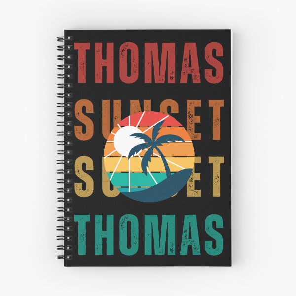 Item preview, THOMAS NAME: THOMAS SUNSET BEACH DESIGN. designed and sold by AlexRelax.