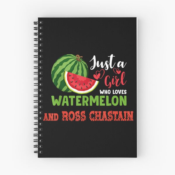 Item preview, JUST A GIRL WHO LOVES WATERMELON AND ROSS CHASTAIN designed and sold by JugglingFashion.