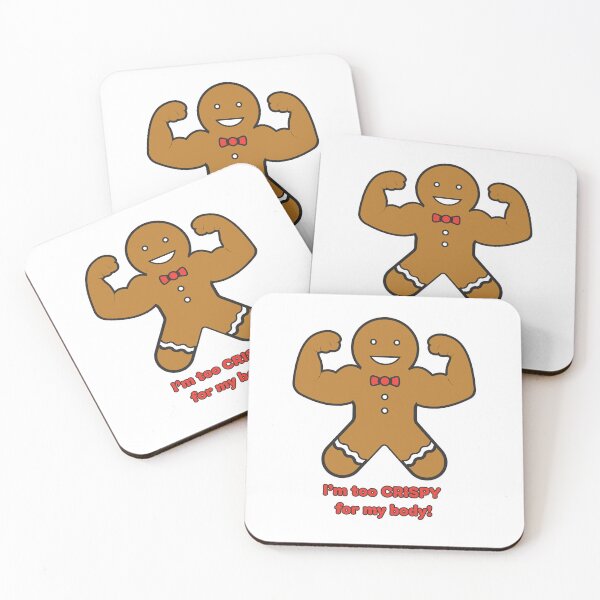 Item preview, Crispy Gingerbread Christmas Humor Winter Funny Graphics designed and sold by QuanJewelry.