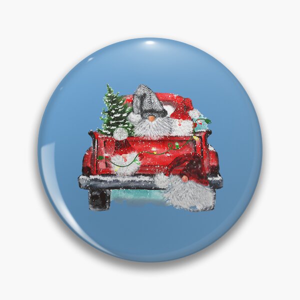 Item preview, Merry Christmas Gnomes Santa Claus Red Truck Xmas Tree92 designed and sold by TVDOODLESs.