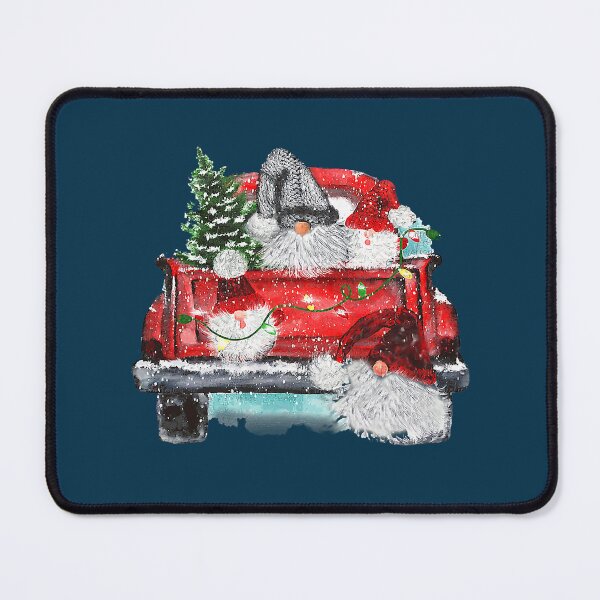 Item preview, Merry Christmas Gnomes Santa Claus Red Truck Xmas Tree92 designed and sold by TVDOODLESs.