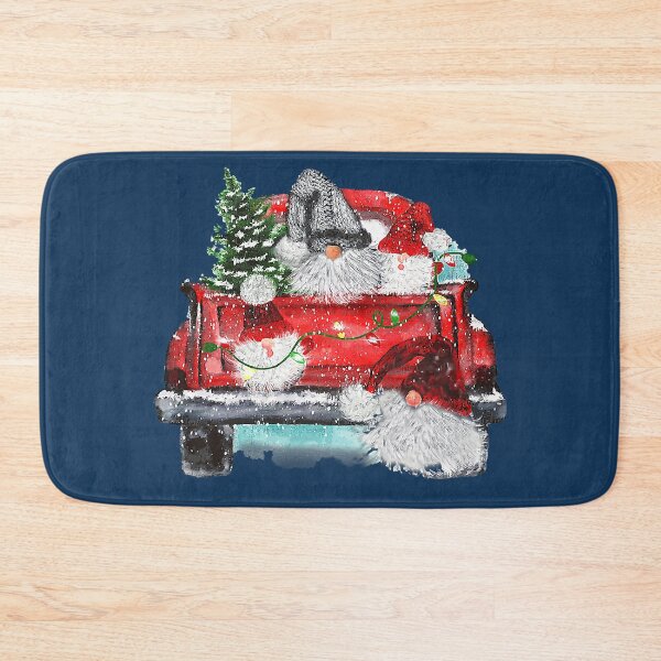 Item preview, Merry Christmas Gnomes Santa Claus Red Truck Xmas Tree92 designed and sold by TVDOODLESs.