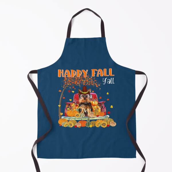 Item preview, Yorkie Dog Autumn Fall Pumpkin Truck Mappe Thanksgiving304 designed and sold by TVDOODLESs.