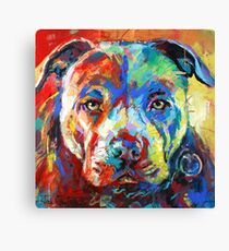 Stafforshire Bull Terrier Canvas Print
