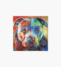 Stafforshire Bull Terrier Art Board
