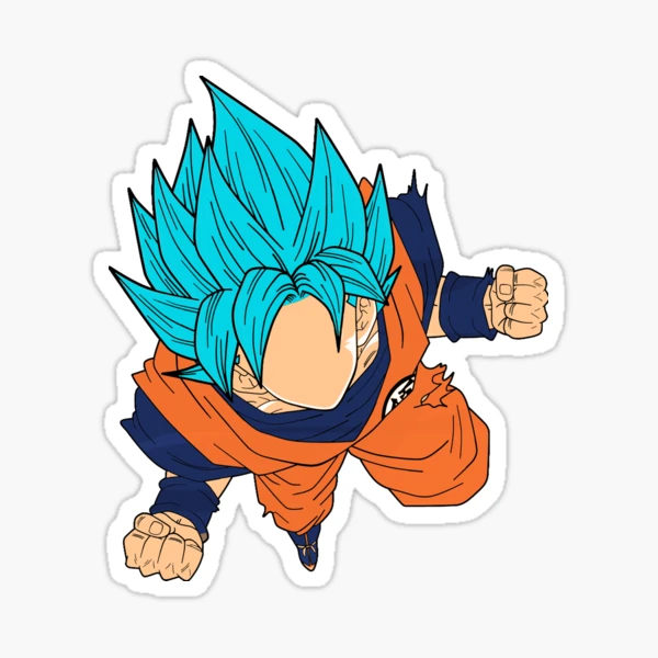 Goku super saiyan Dragon Ball Z Sticker by Gokupvv