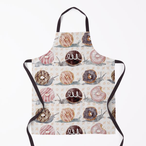 Item preview, Toasted Mauve Donut Snails Watercolor designed and sold by Valerie Englehart.