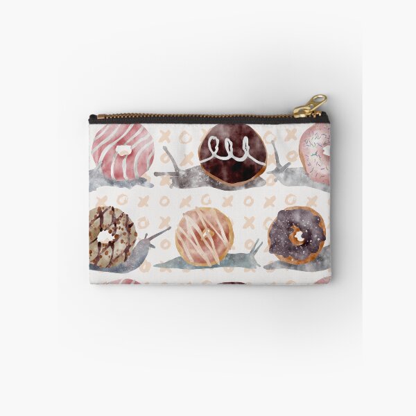 Item preview, Toasted Mauve Donut Snails Watercolor  designed and sold by Valerie Englehart.