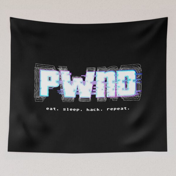 Item preview, pwnd eat sleep hack repeat designed and sold by squidgun.
