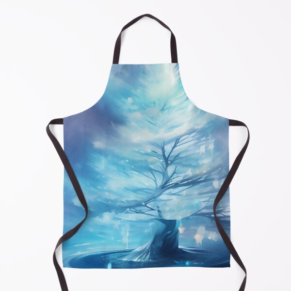 Item preview, Winter Blue Crystalized Ice Tree in a Mountain Valley designed and sold by deniselynnimage.
