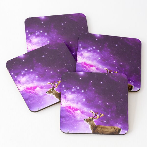 Item preview, Christmas Reindeer With Beautiful Background designed and sold by StickerBird.