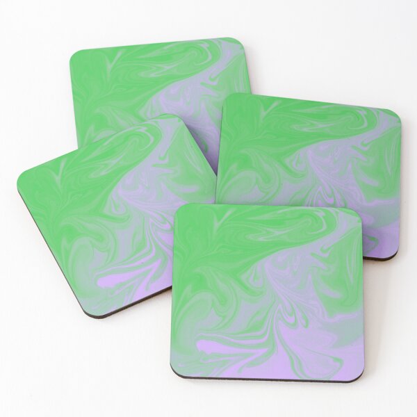Item preview, Intense Lime Green And Violet Liquid Art. Liquid Marble. Abstract Design. designed and sold by Jason123za.