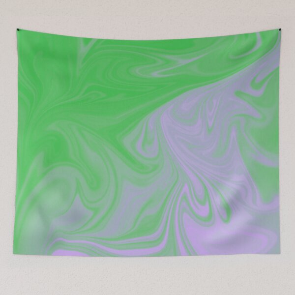 Item preview, Intense Lime Green And Violet Liquid Art. Liquid Marble. Abstract Design. designed and sold by Jason123za.