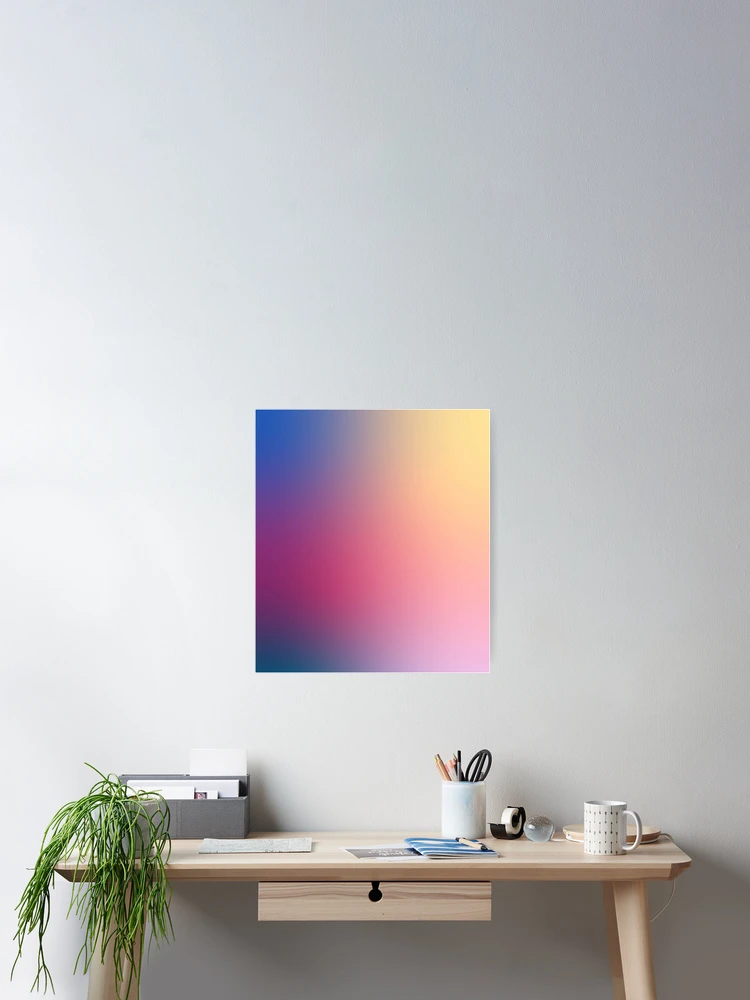 Thumbnail 2 of 3, Poster, Pink light gradient designed and sold by RIXXI HEY CO..