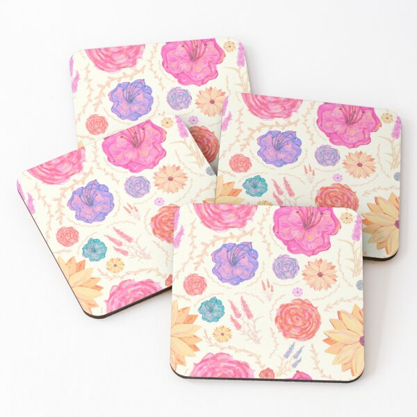 Item preview, Fantastical Enchanted Garden Pattern (Saturated Bright colors) designed and sold by Winter-18.
