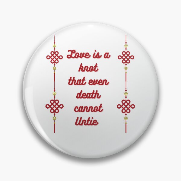 Item preview, Love is a knot that even death cannot untie, friends, designed and sold by Lessonsprint.