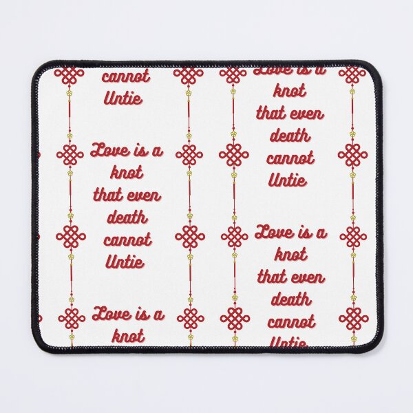 Item preview, Love is a knot that even death cannot untie, friends, designed and sold by Lessonsprint.