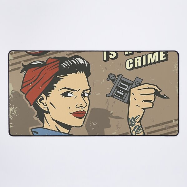 Item preview, Tattoo is Not a Crime designed and sold by claudesevan.