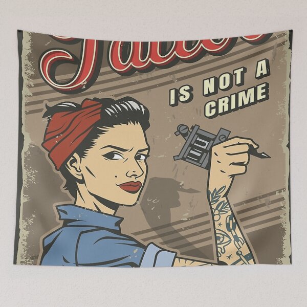 Item preview, Tattoo is Not a Crime designed and sold by claudesevan.
