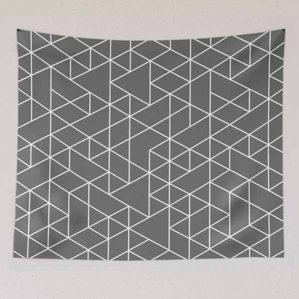 Item preview, triangles, white and medium gray designed and sold by AK-minimalist.