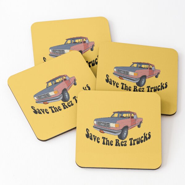 Item preview, Save the Rez Trucks designed and sold by SlinkysStickers.