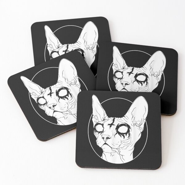 Item preview, Black Metal Sphynx Cat I Goth And Death Metal Lightweight Sweatshirt designed and sold by tyalabenzyu.
