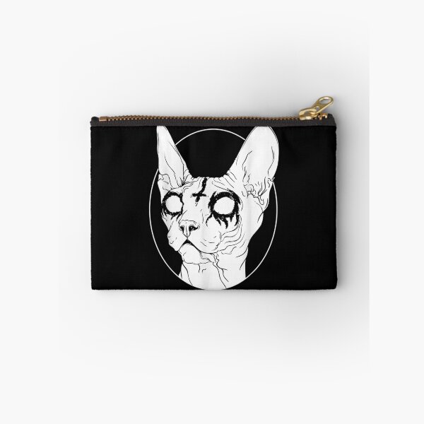 Item preview, Black Metal Sphynx Cat I Goth And Death Metal Lightweight Sweatshirt designed and sold by tyalabenzyu.