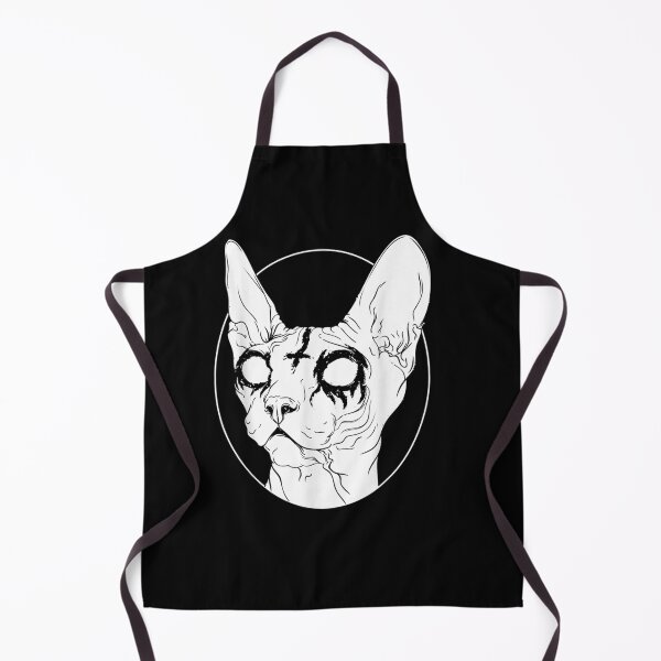 Item preview, Black Metal Sphynx Cat I Goth And Death Metal Lightweight Sweatshirt designed and sold by tyalabenzyu.