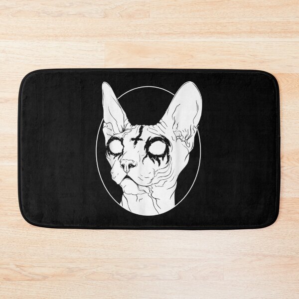 Item preview, Black Metal Sphynx Cat I Goth And Death Metal Lightweight Sweatshirt designed and sold by tyalabenzyu.