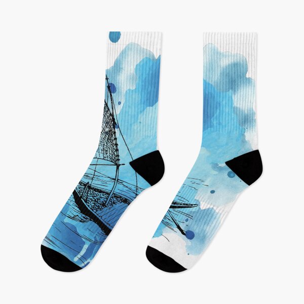 Item preview, Two men fishing on boat, Sea, Ocean, Sailboat, Fishing Day designed and sold by ORA_ORA.