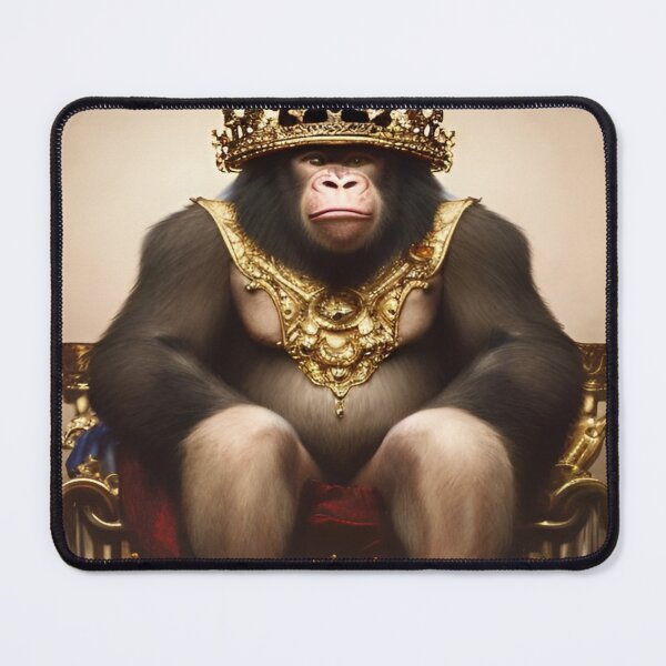 Item preview, Royal Ape Sitting On Royal Chair designed and sold by Itsheartshop.